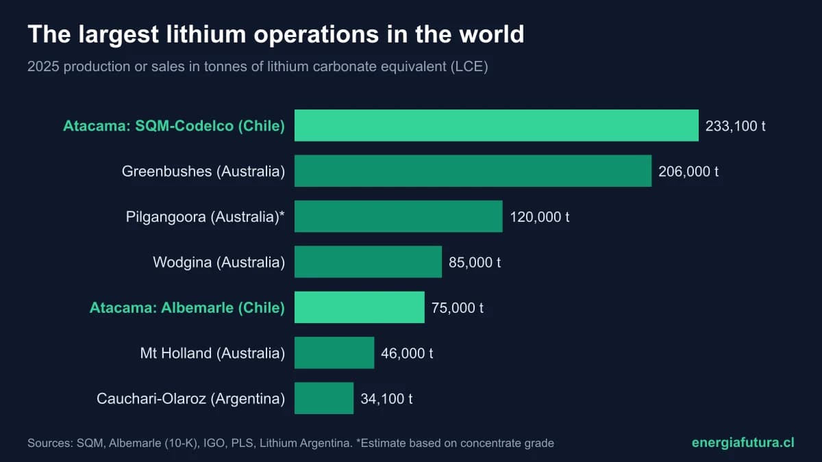 The largest lithium mine in the world 2026: ranking of the biggest mines and salt flats
