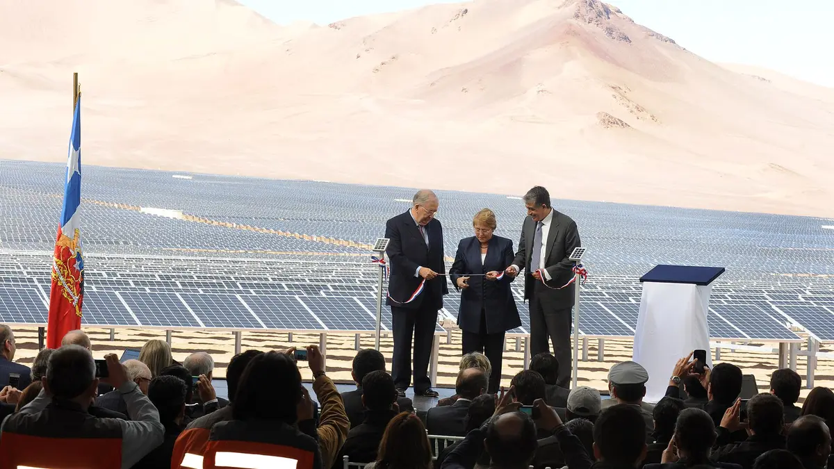Amanecer Solar CAP photovoltaic plant in the Atacama Desert